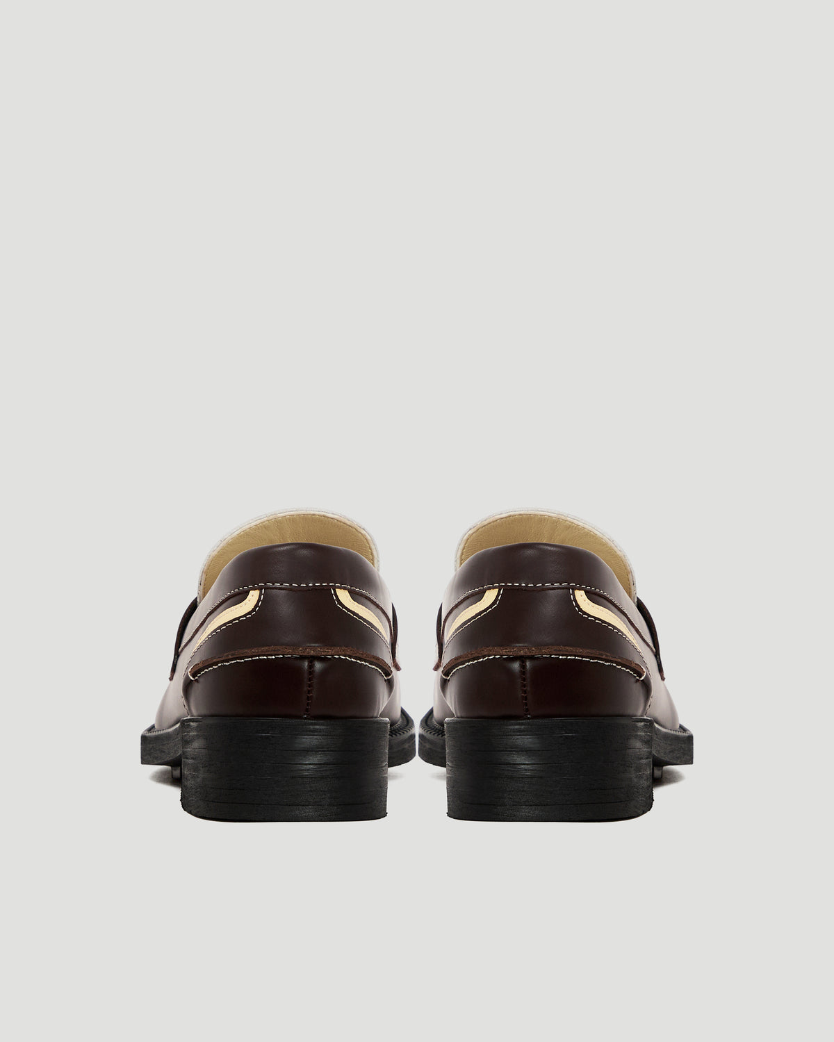 Brown Off White
