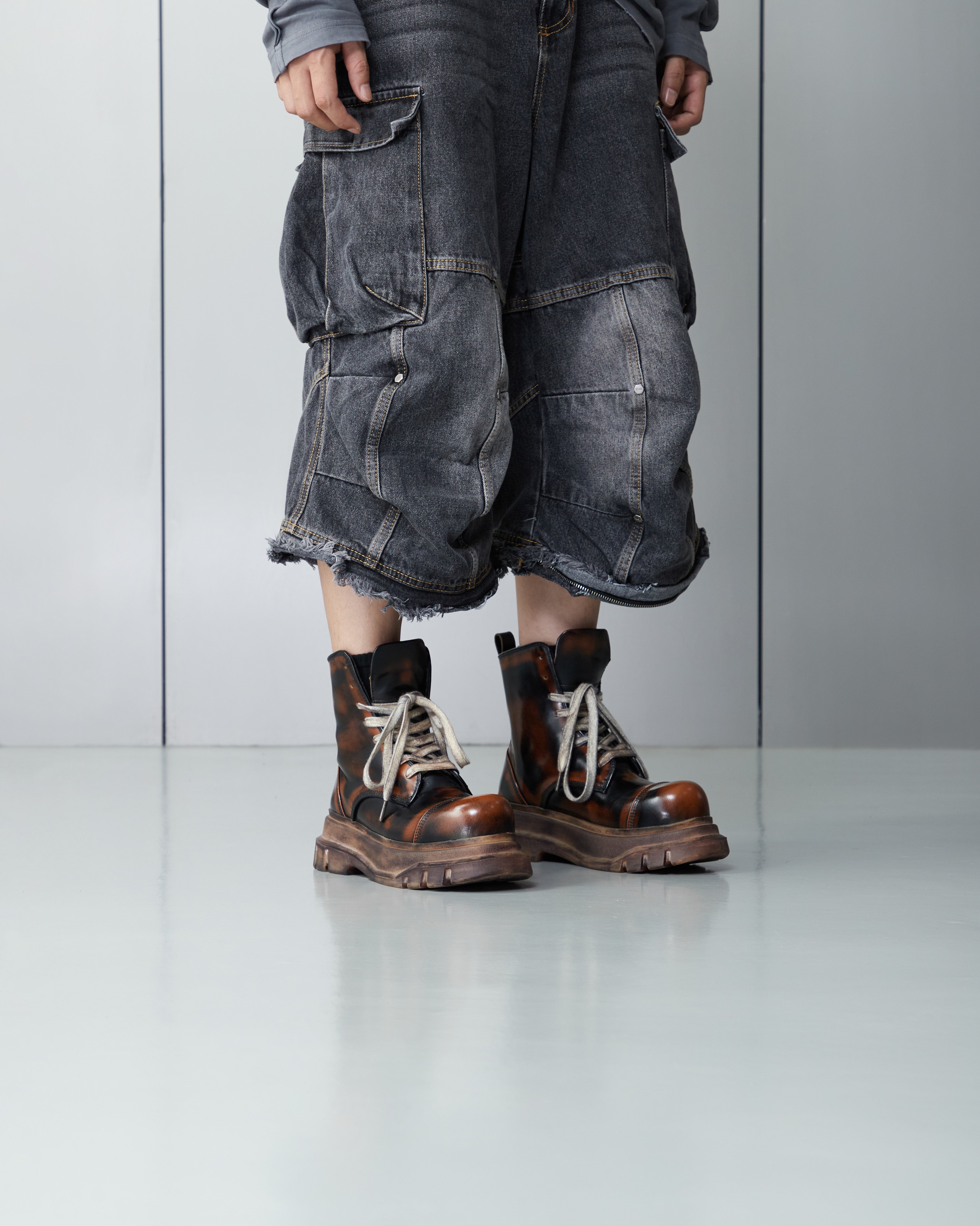 [RESTOCK] THE TANKER WOLF COMBAT BOOT - INFERNO