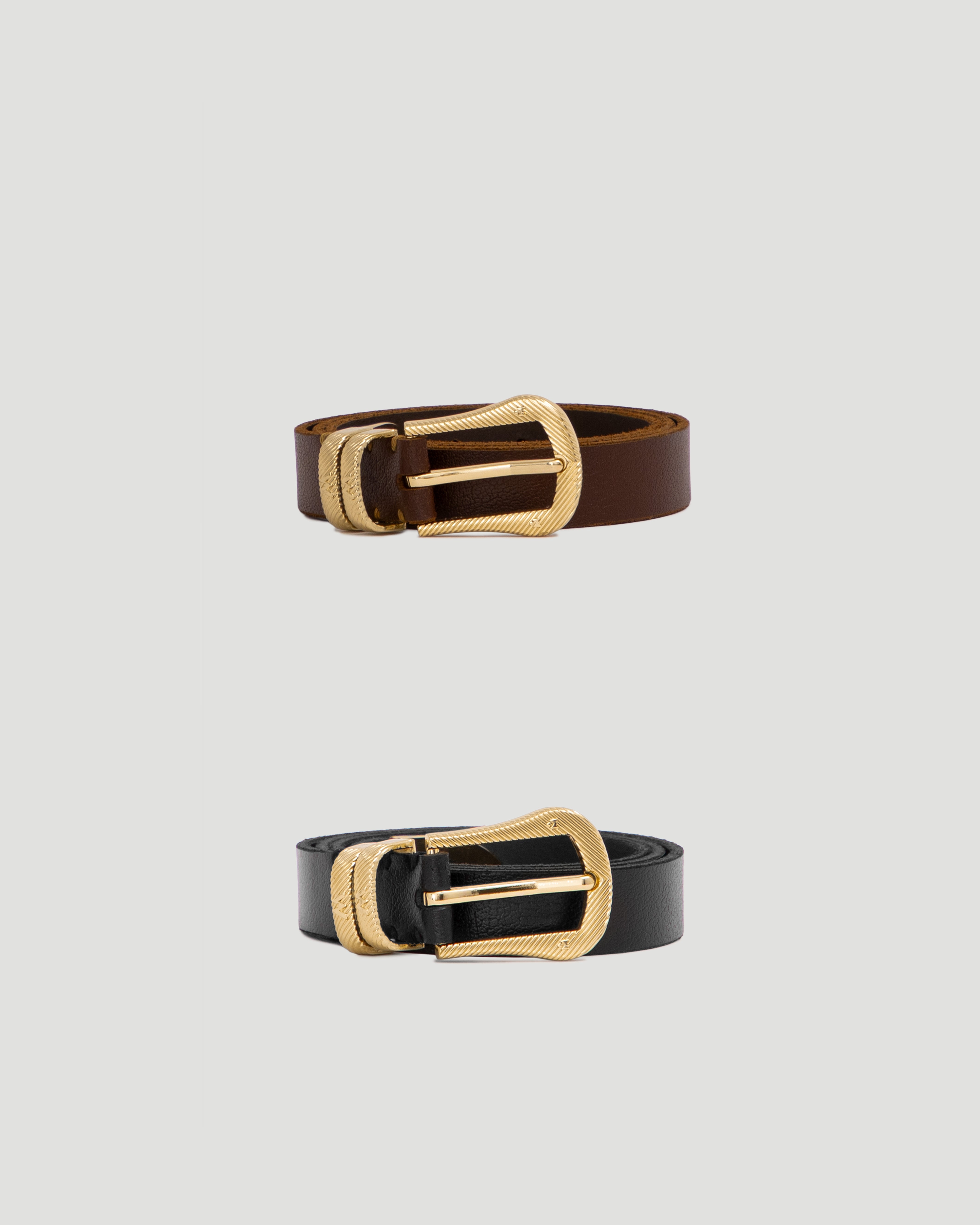 THEWOLF METAL LEATHER BELT